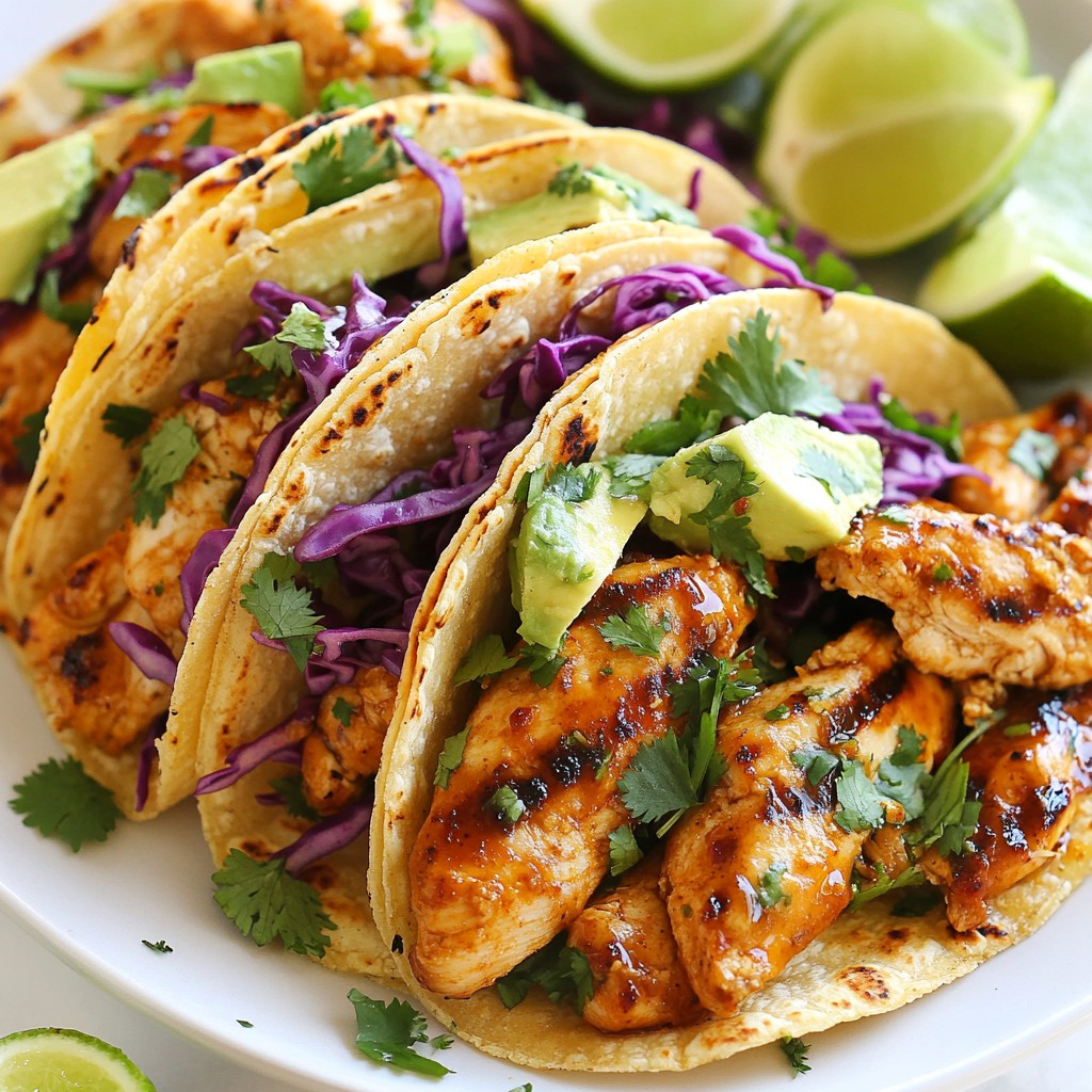 Honey Chipotle Chicken Tacos Flavorful and Easy Meal