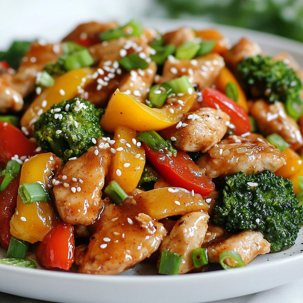 Sweet Chili Chicken Stir Fry Flavorful Quick Recipe