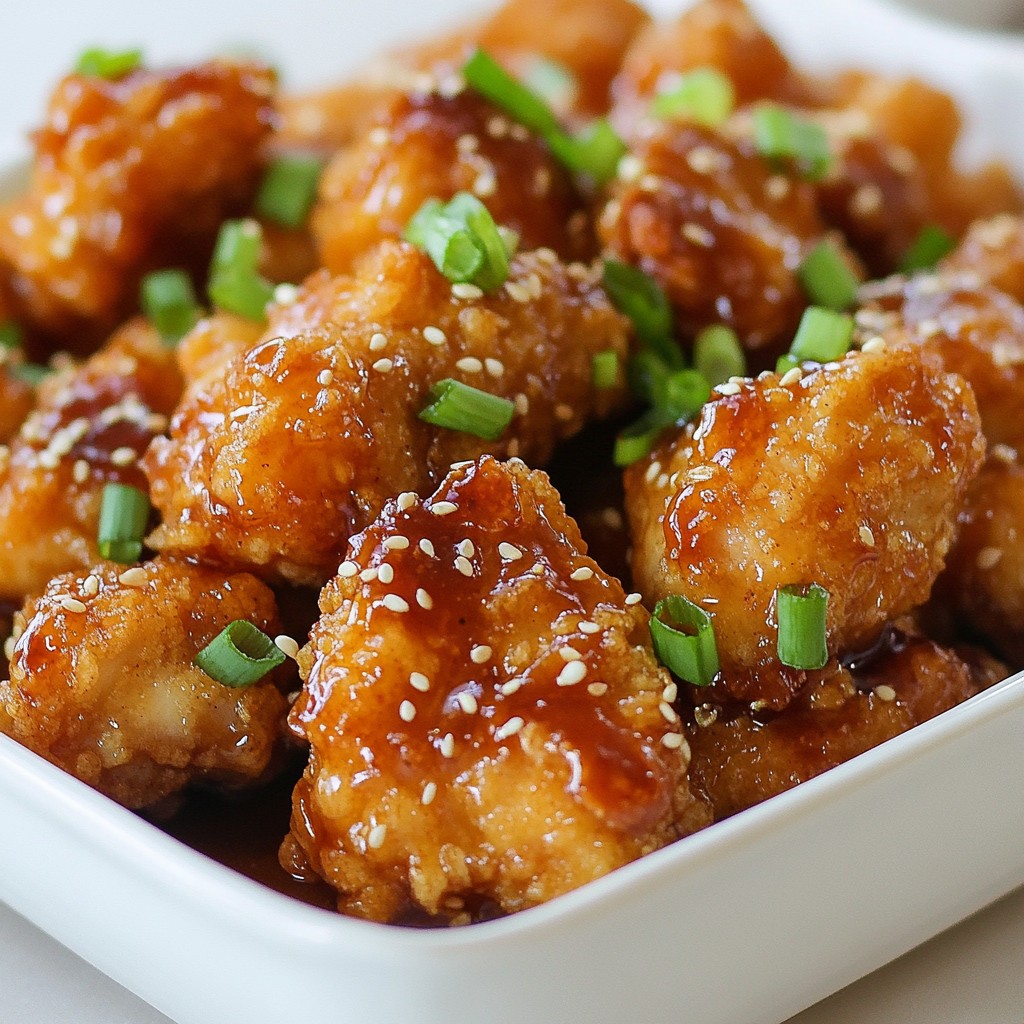 Crispy Honey Sesame Chicken Easy Family Dinner Recipe