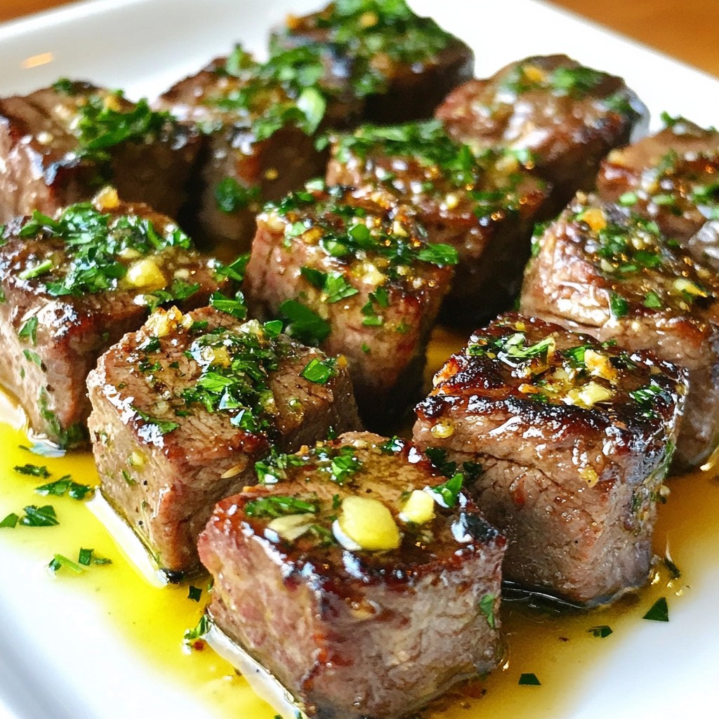 Garlic Butter Steak Bites Flavorful and Easy Recipe