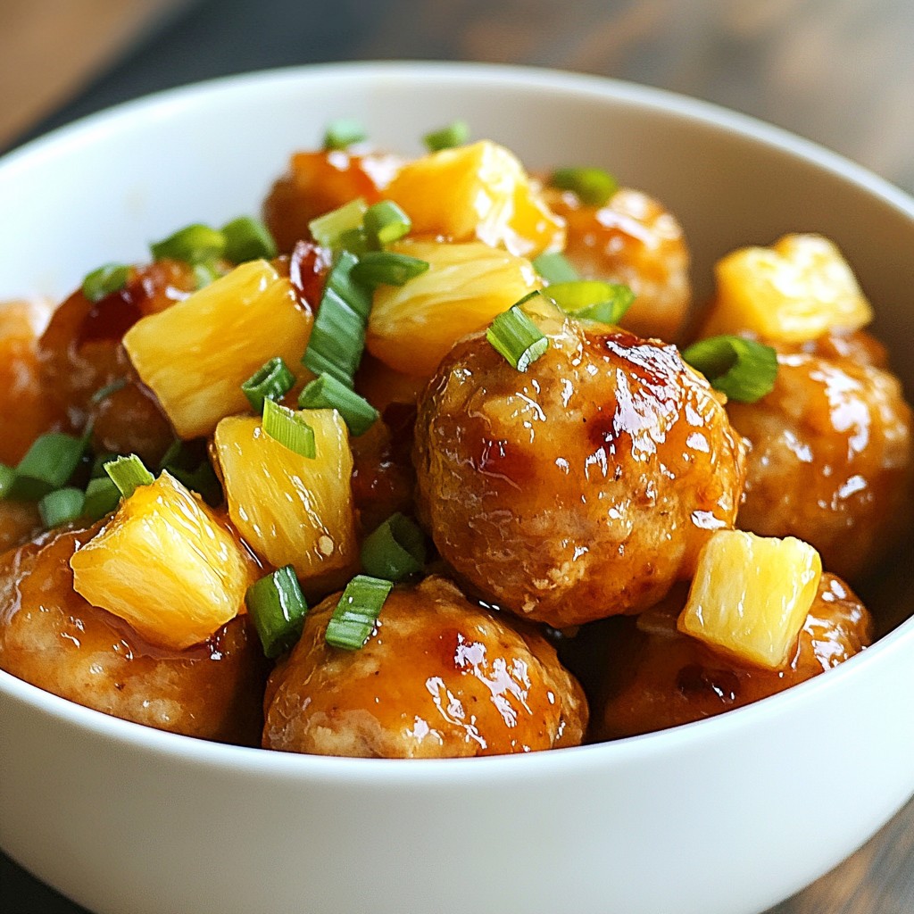 Sweet and Sour Chicken Meatballs Tasty Family Meal