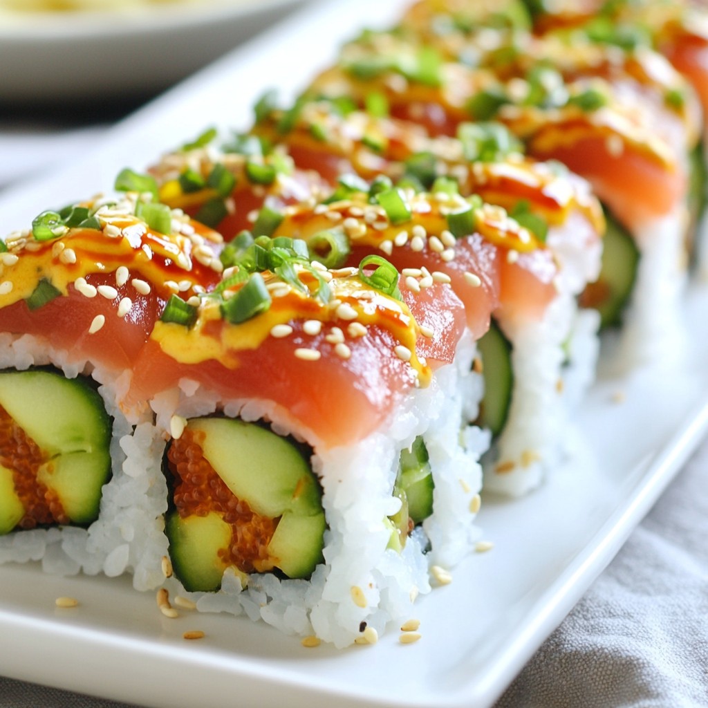 Spicy Tuna Sushi Stacks Tasty and Simple Recipe