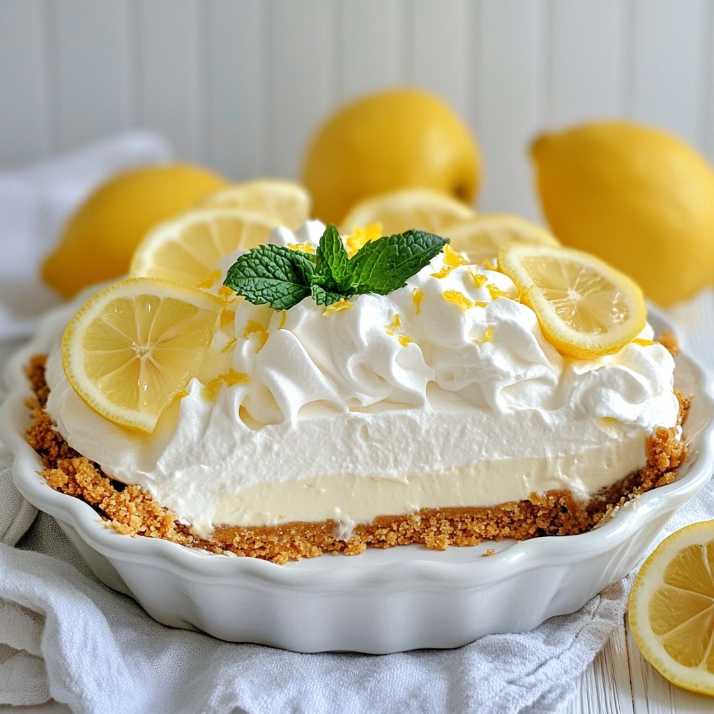 No Bake Lemon Icebox Pie Refreshing and Simple Recipe
