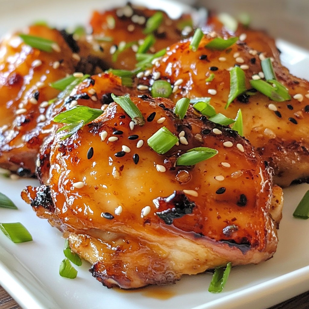Honey Garlic Chicken Thighs Flavorful and Simple Meal