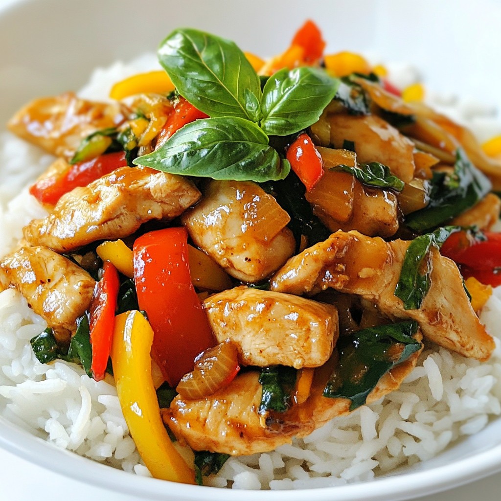 Tasty Thai Basil Chicken Stir-Fry Recipe Guide