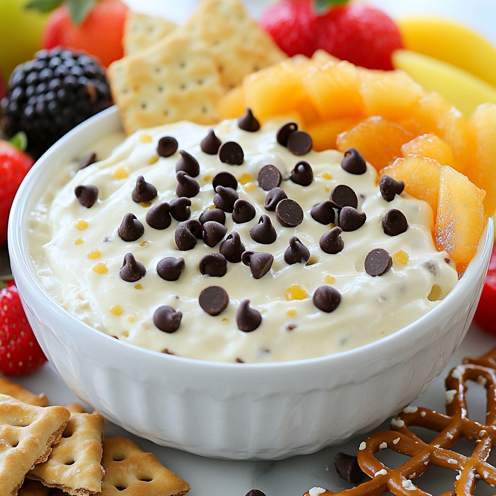 Chocolate Chip Cheesecake Dip Irresistible and Easy