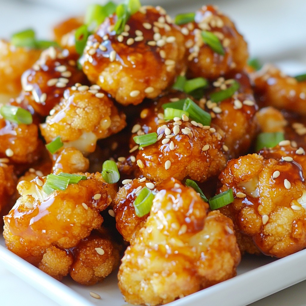 Crispy Teriyaki Cauliflower Flavorful and Healthy Dish