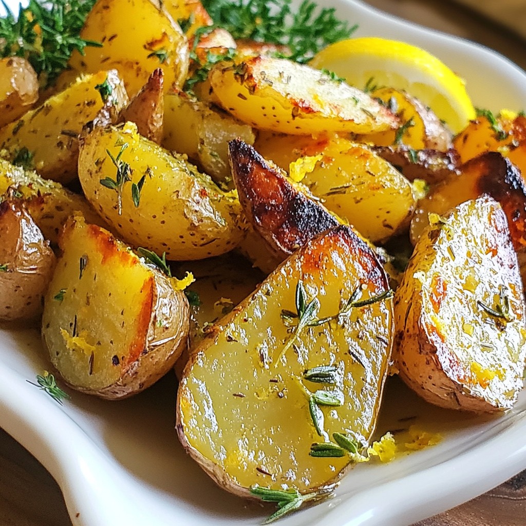 Herb Roasted Fingerling Potatoes Flavorful Side Dish