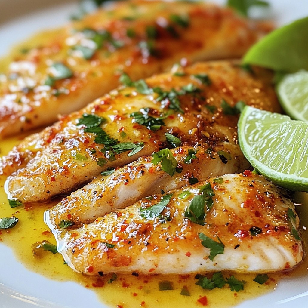 Chili Lime Baked Tilapia Tasty and Simple Meal