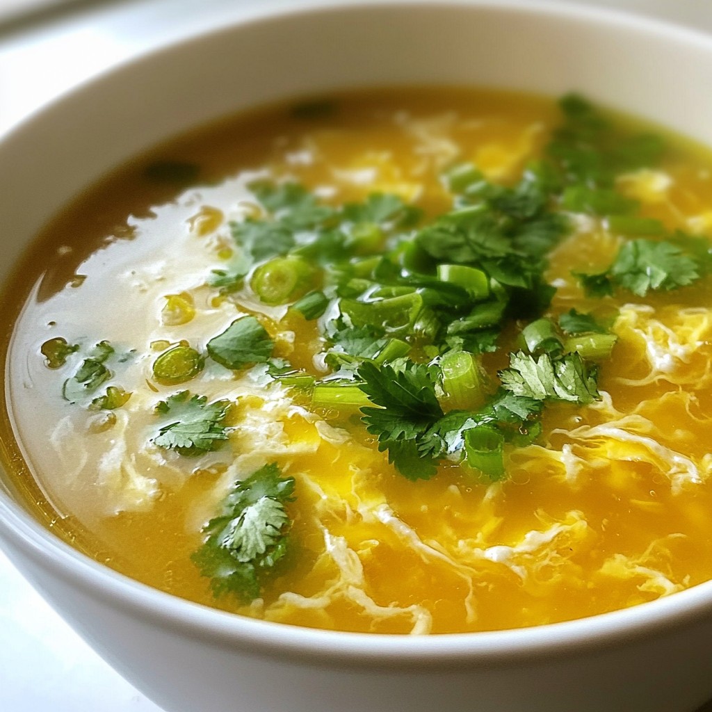 Easy Egg Drop Soup Comforting and Quick Recipe