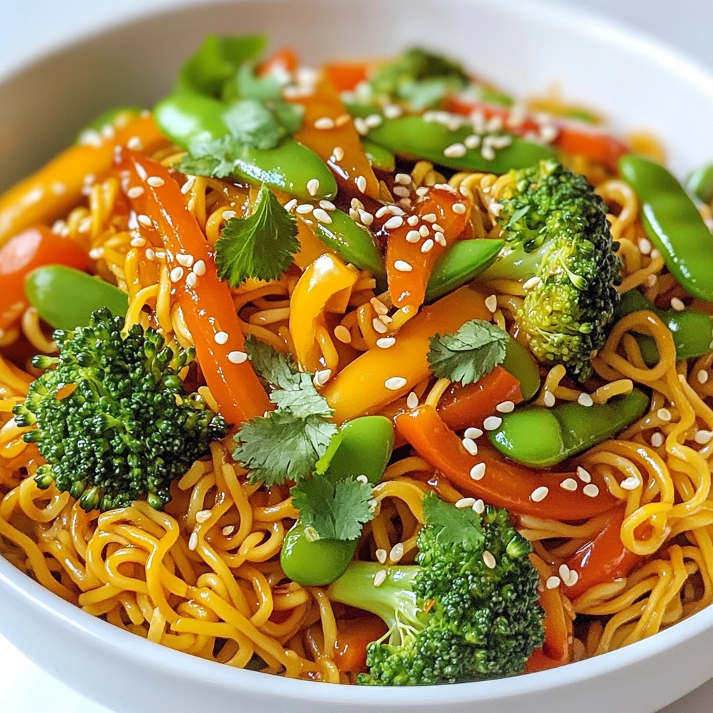 Spicy Ramen Noodle Stir Fry Flavorful and Easy Recipe