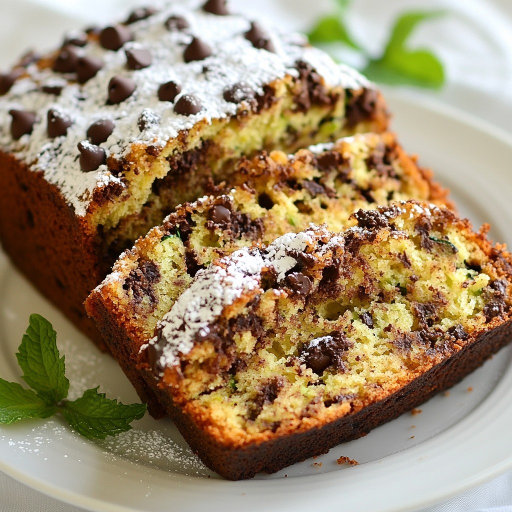 Chocolate Chip Zucchini Bread Quick and Tasty Recipe
