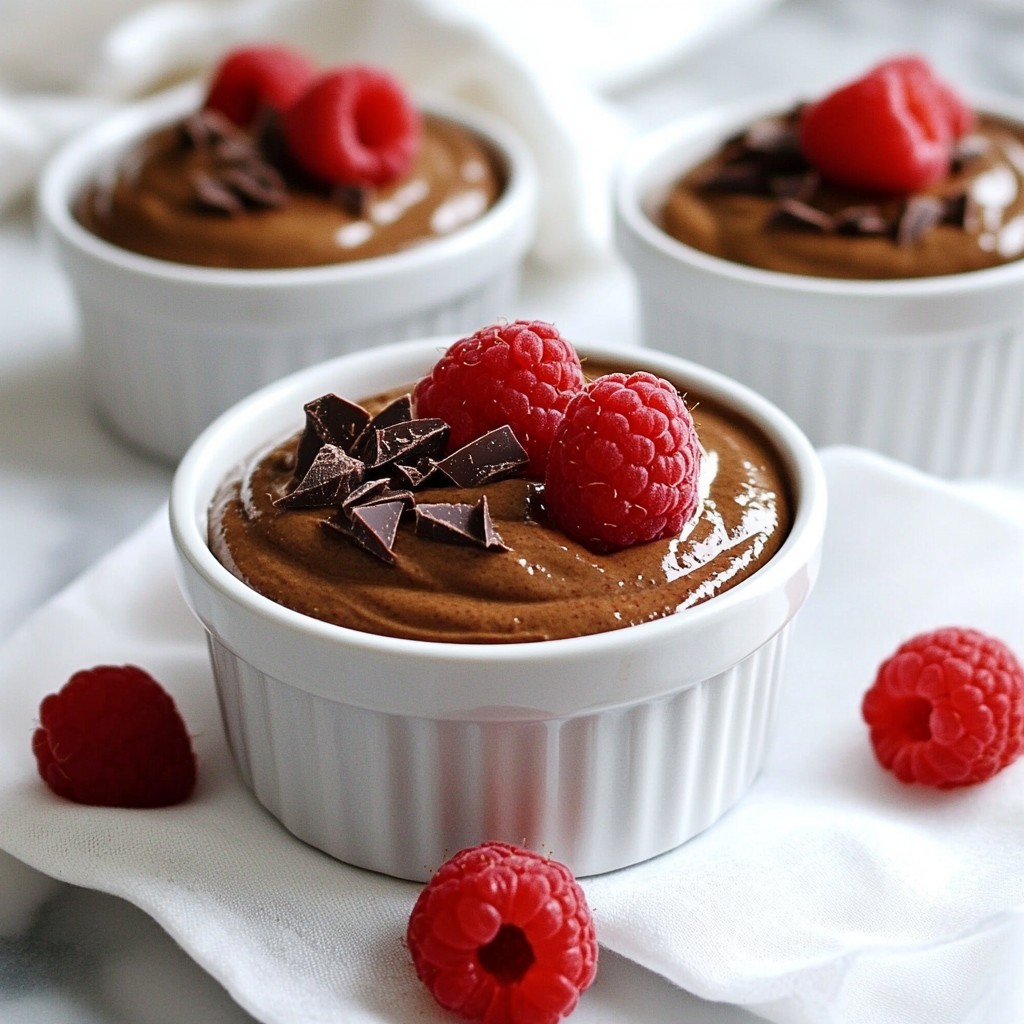 Vegan Chocolate Avocado Mousse Creamy and Rich Delight