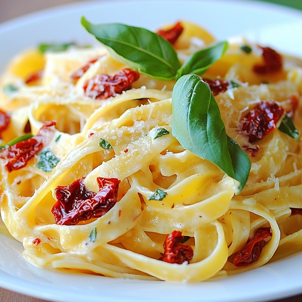 Creamy Sun Dried Tomato Pasta Simple and Tasty Meal