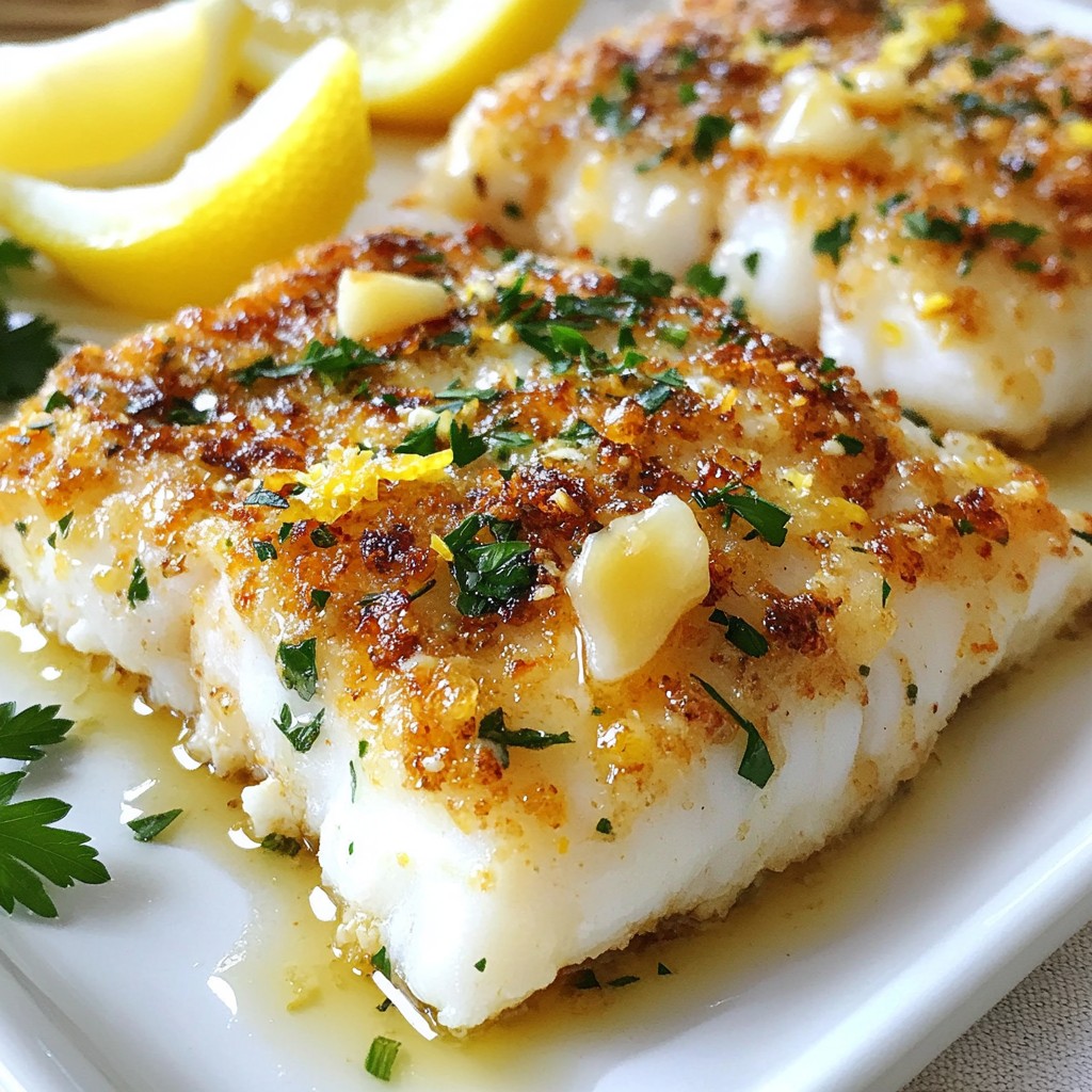 Garlic Parmesan Crusted Cod Quick and Tasty Meal