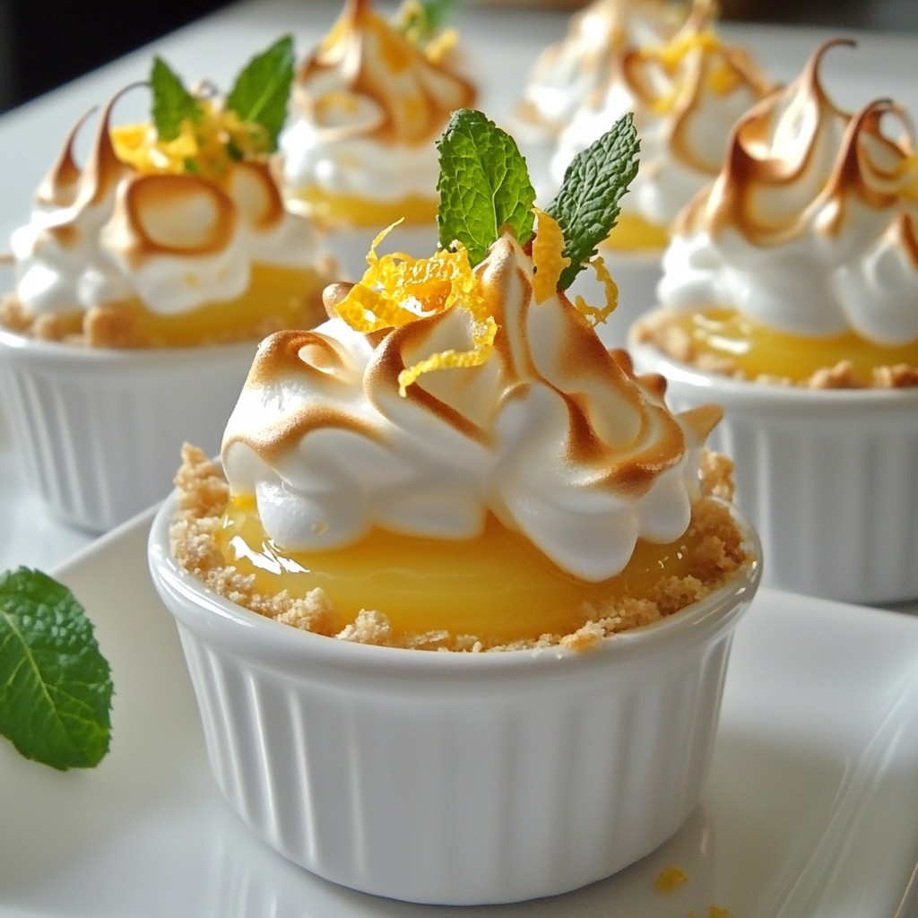 Lemon Meringue Pie Cups Simple and Tasty Treat