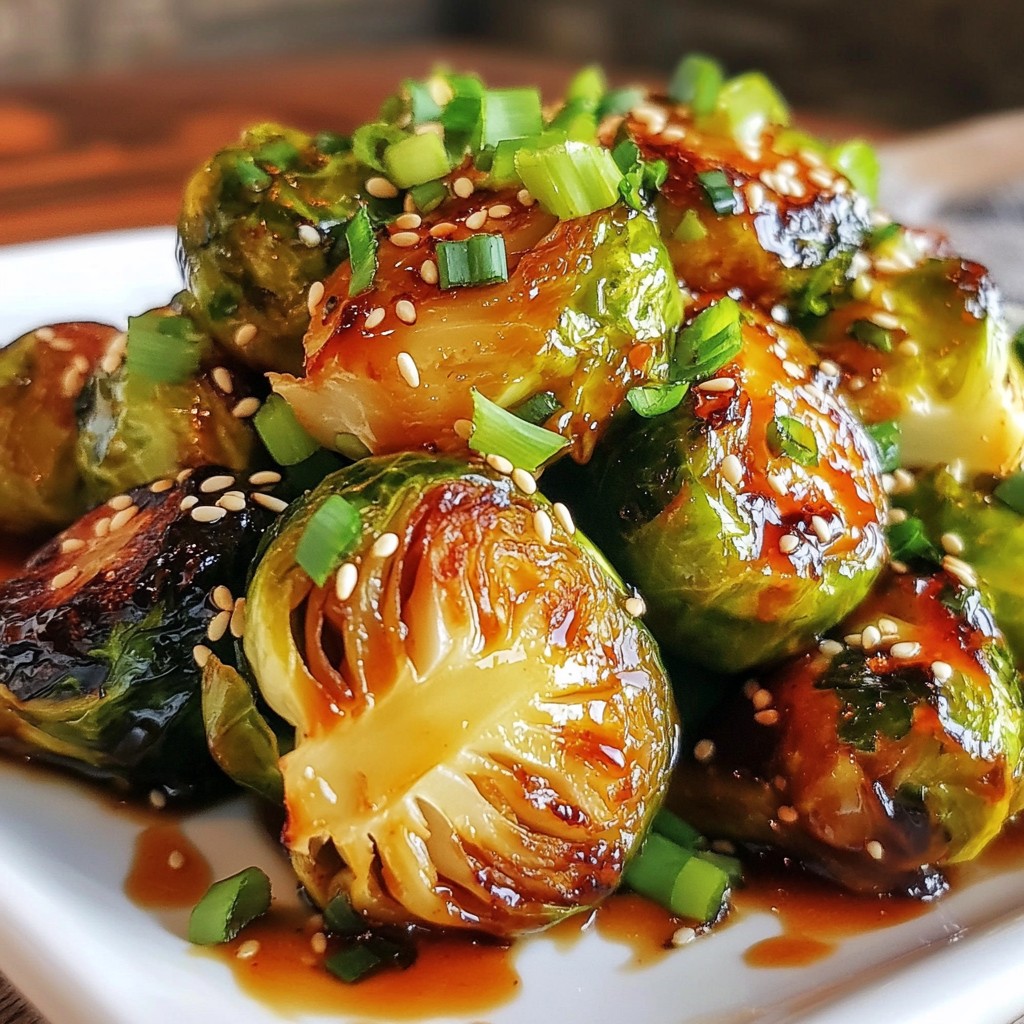 Honey Sriracha Brussels Sprouts Irresistibly Delicious