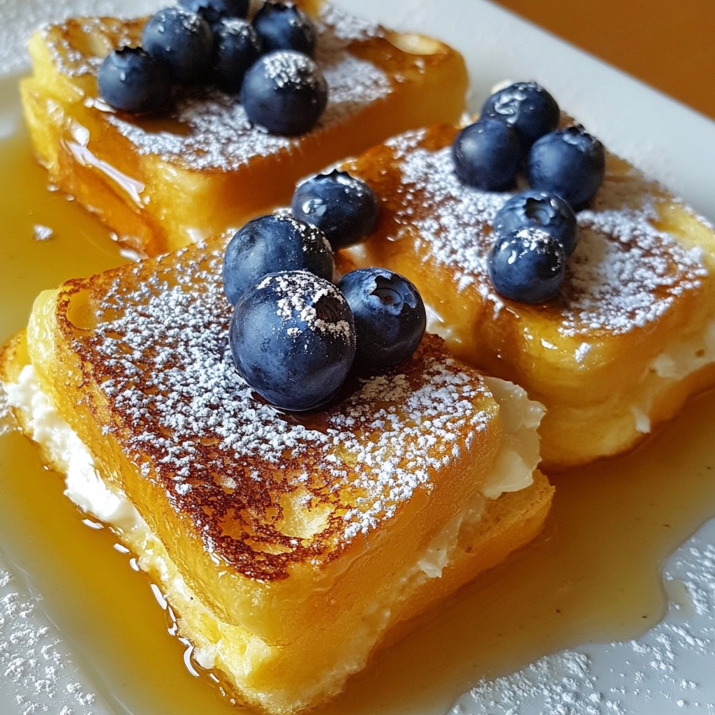 Blueberry Cheesecake French Toast Delightful Recipe
