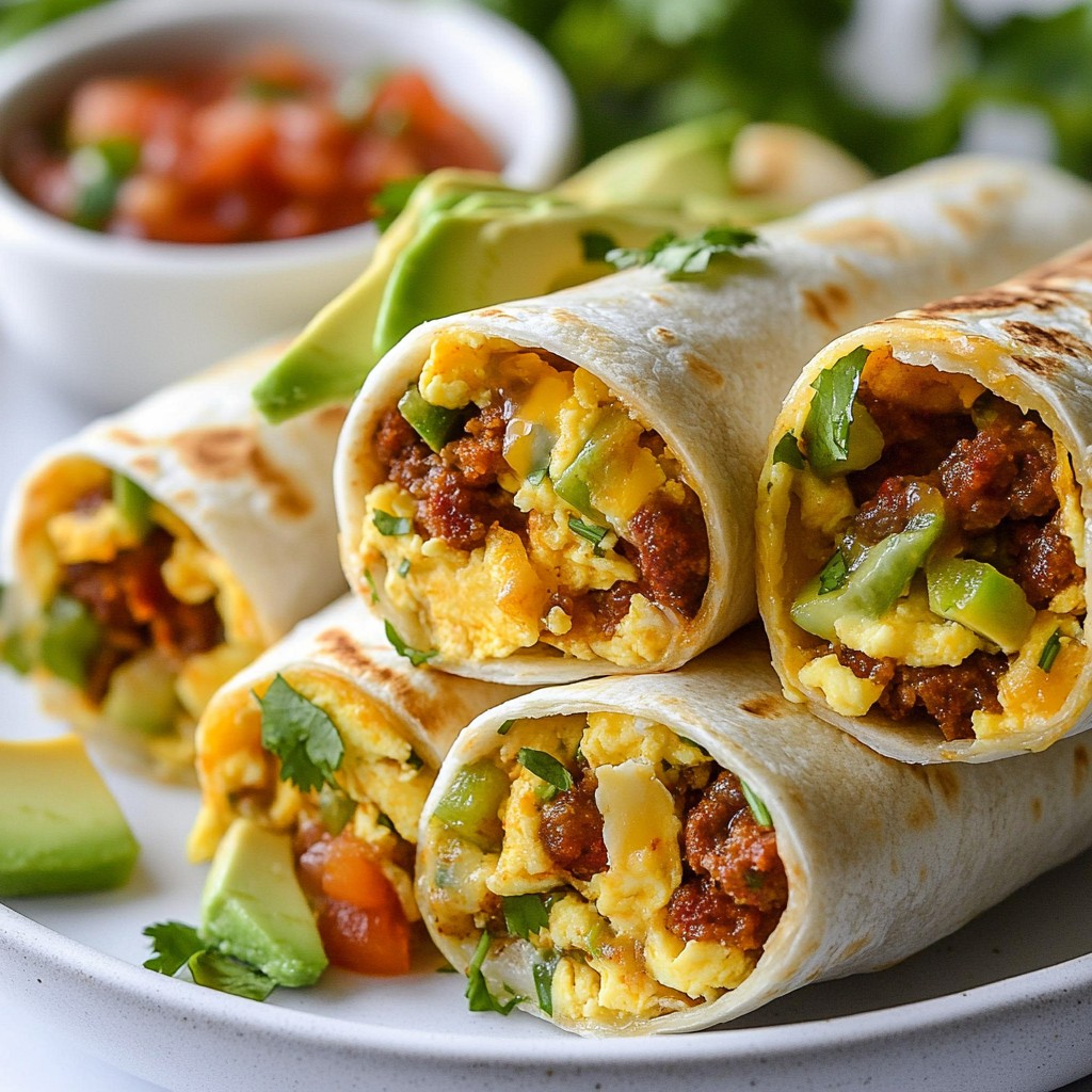 Tex-Mex Breakfast Burritos Savory and Simple Meal