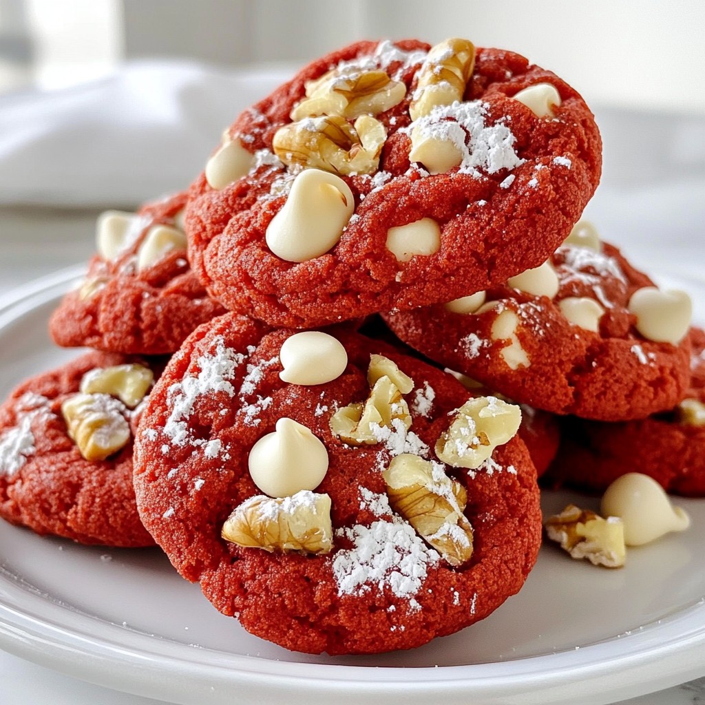 Red Velvet Cake Mix Cookies Easy and Delicious Treat