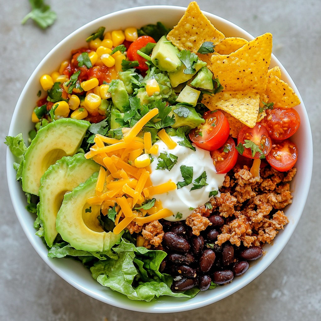 Loaded Taco Salad Perfect for Quick Meals