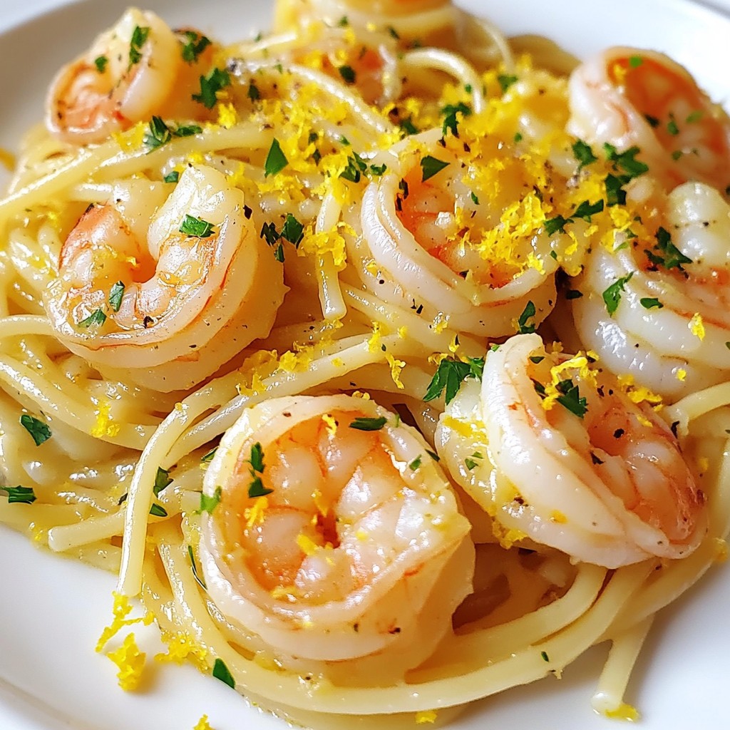 Lemon Garlic Shrimp Pasta Quick and Flavorful Meal