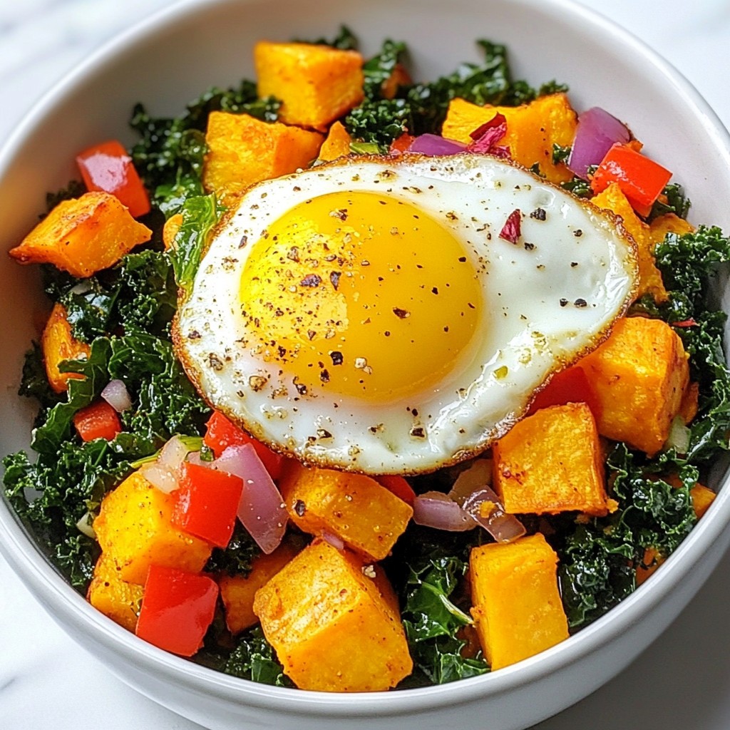 Sweet Potato Kale Hash Flavorful and Nutritious Dish