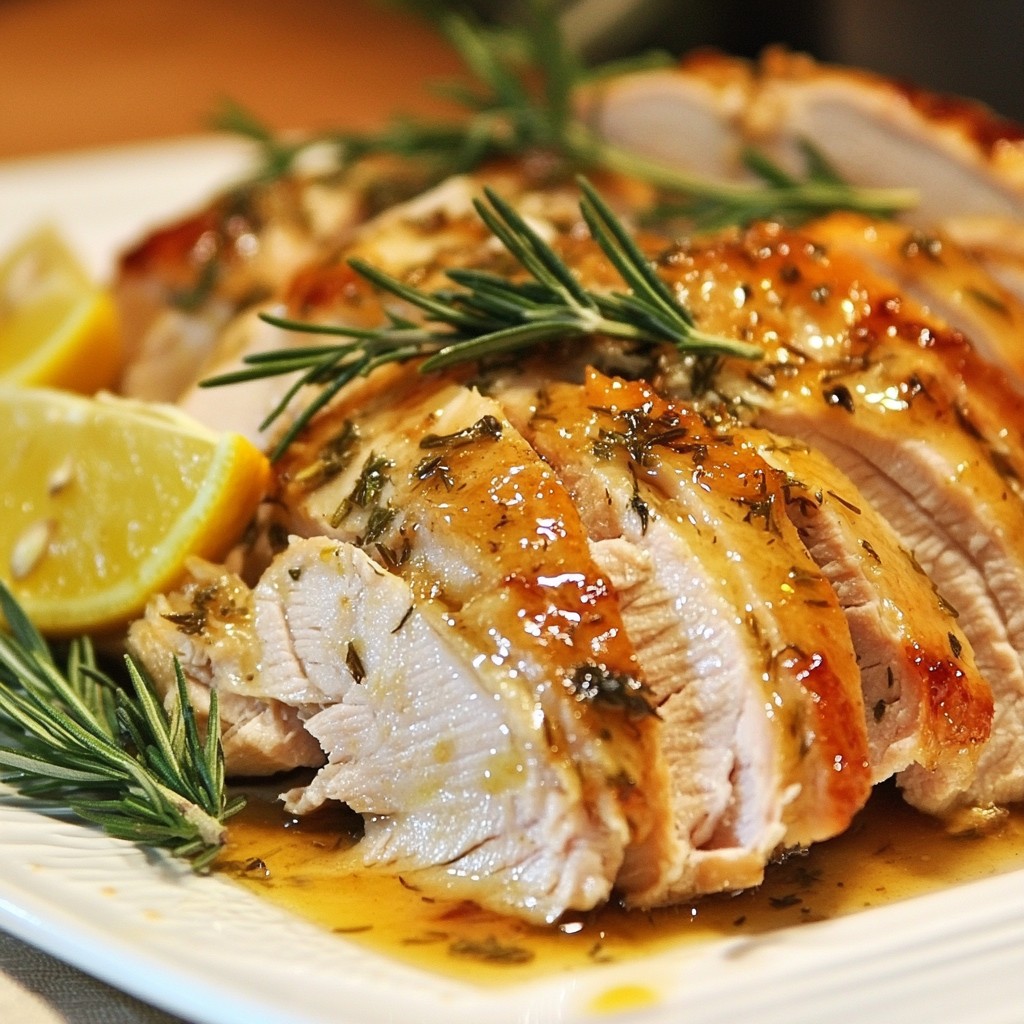 Herb Roasted Turkey Breast Simple and Juicy Recipe