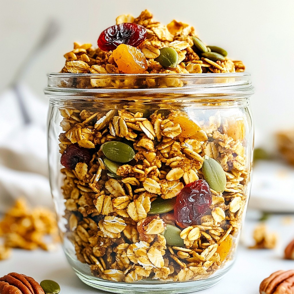 Pumpkin Spice Granola Crunchy and Flavorful Treat