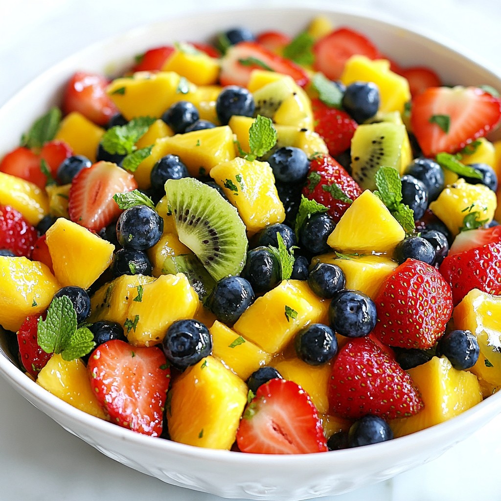 Honey Lime Fruit Salad Fresh and Flavorful Delight