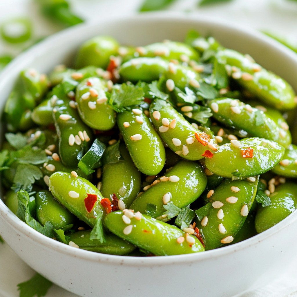 Spicy Garlic Edamame Tasty and Flavorful Recipe