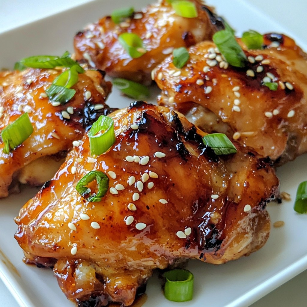 Crispy Honey Garlic Chicken Thighs Irresistible Recipe