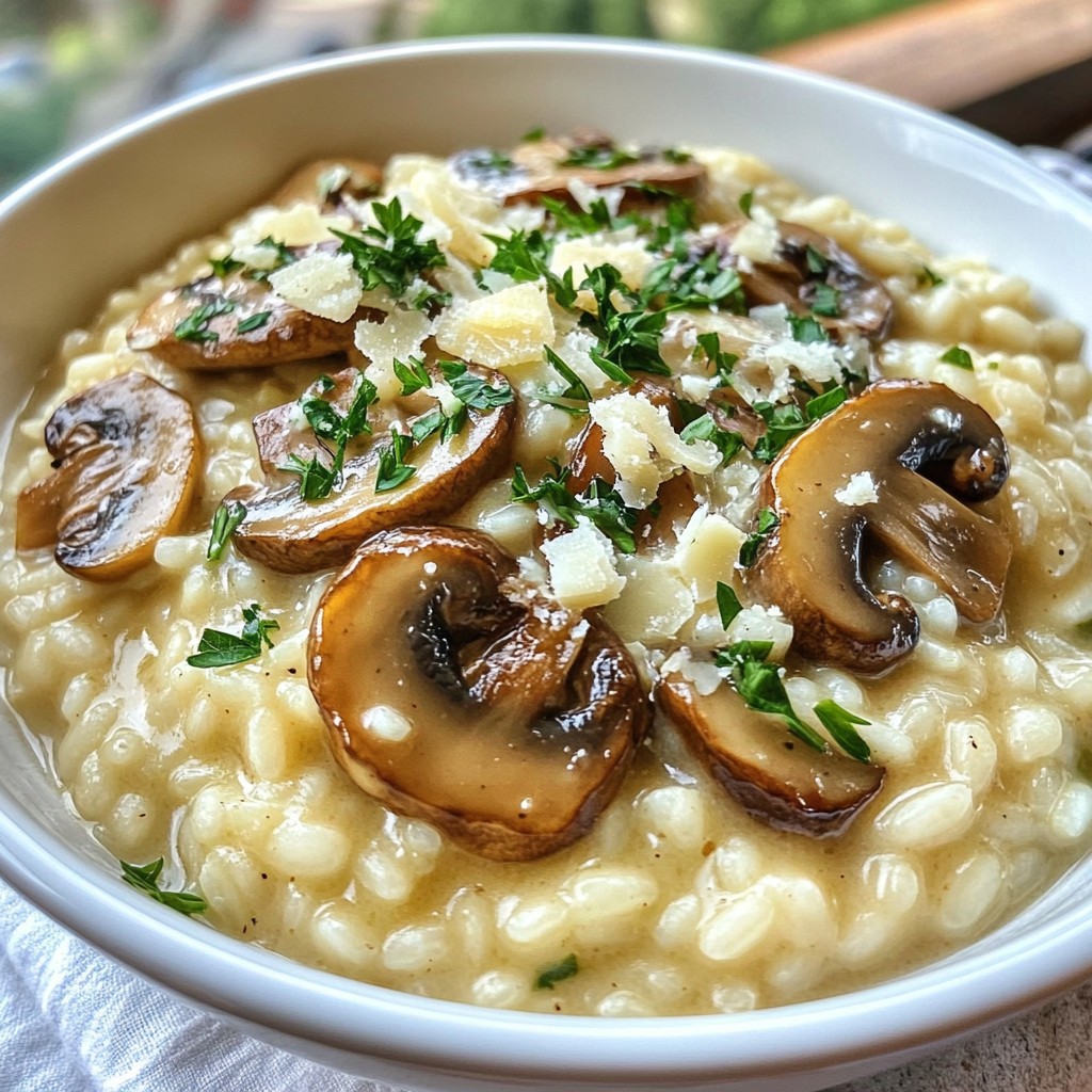 Creamy Mushroom Risotto Flavorful and Easy Recipe