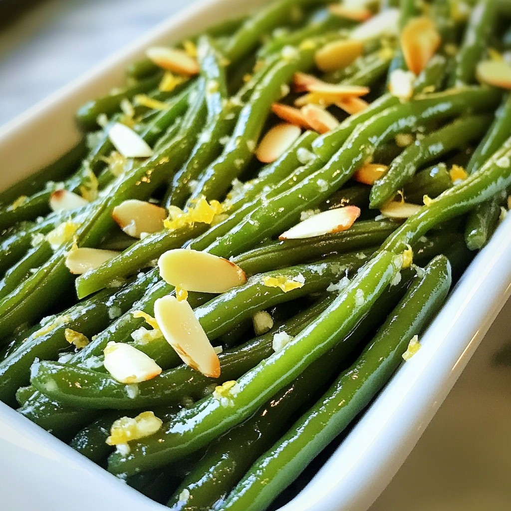 Garlic Butter Green Beans Flavorful and Easy Side Dish