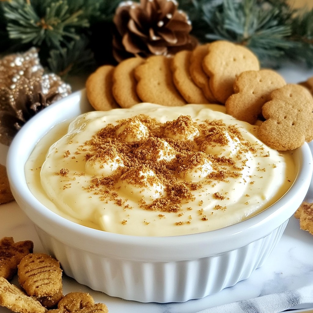 Gingerbread Cheesecake Dip Irresistible Holiday Treat