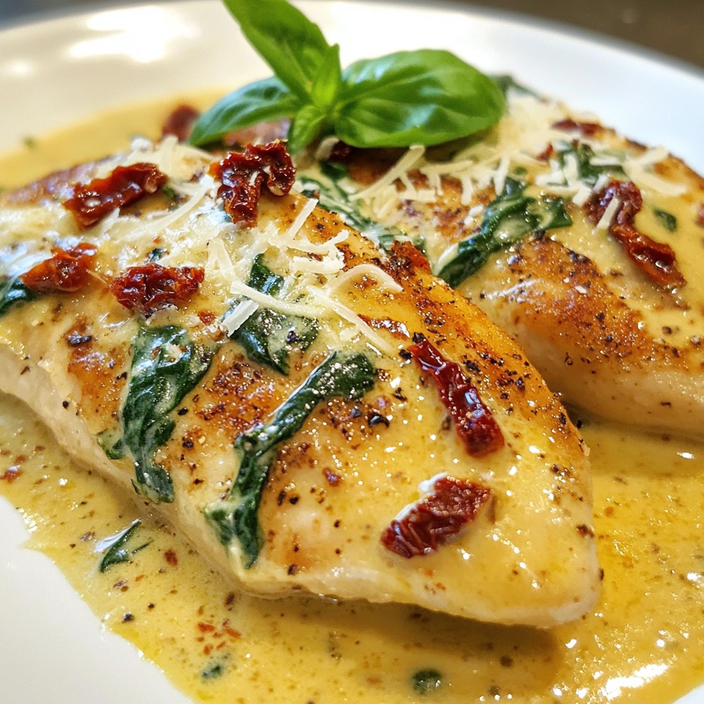 Creamy Sun-Dried Tomato Chicken Simple Dinner Idea