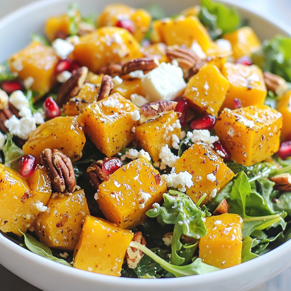 Honey Roasted Butternut Squash Salad Flavorful Delight