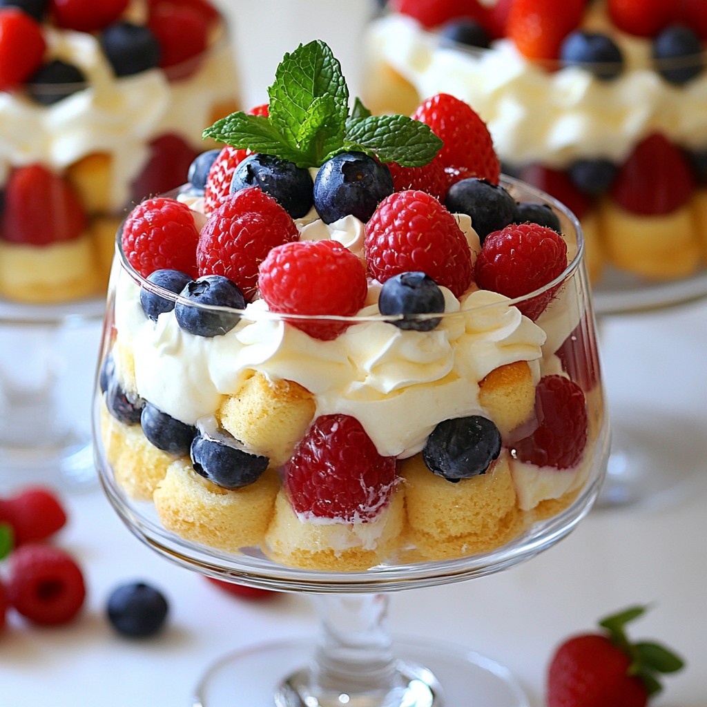 Triple Berry Trifle Delightful and Easy Dessert Recipe