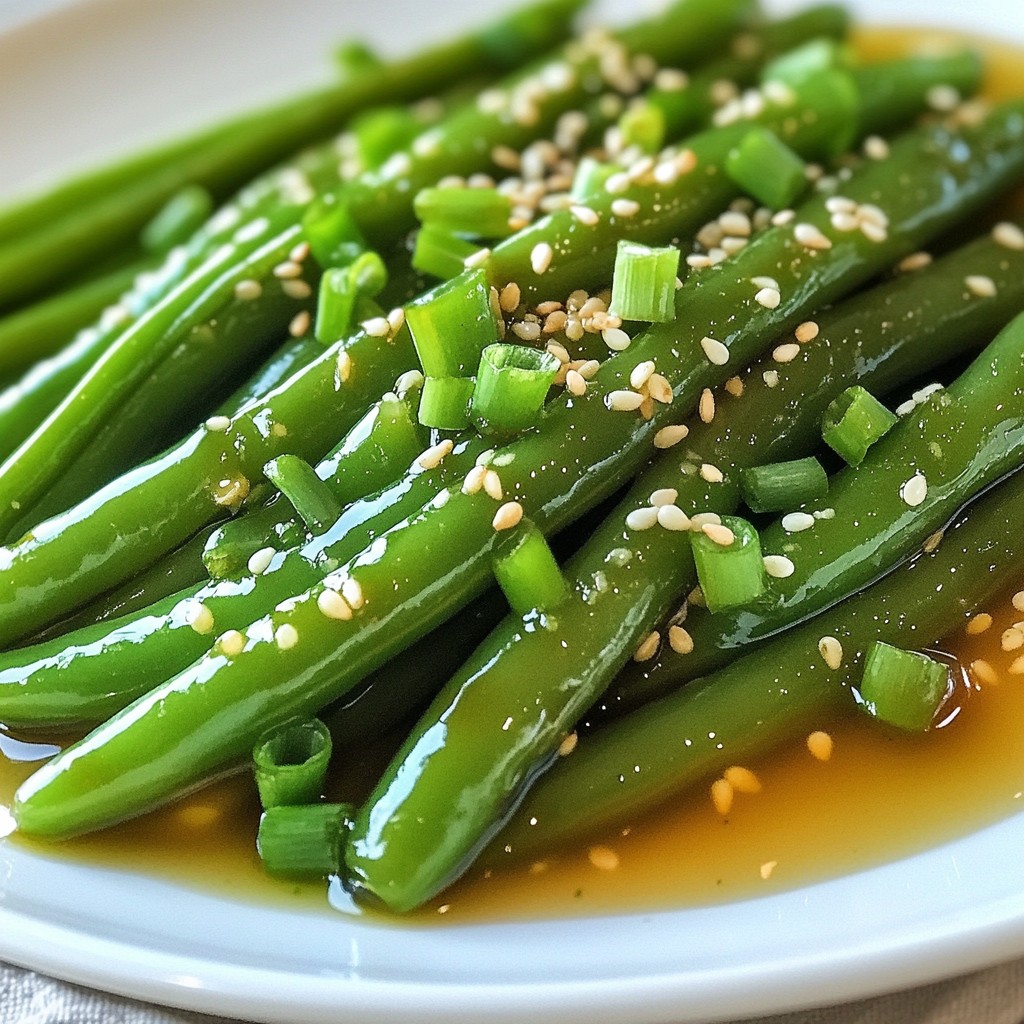 Honey Garlic Green Beans Flavorful Side Dish Recipe
