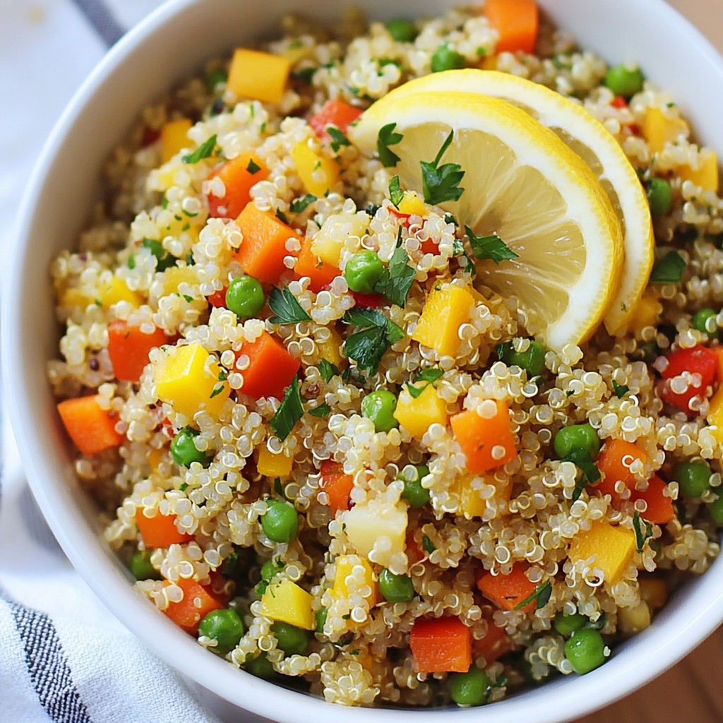 Lemon Herb Quinoa Pilaf Flavorful and Nutritious Dish