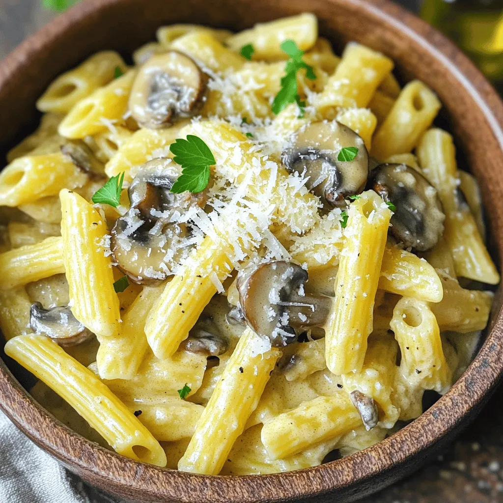 One-Pot Creamy Mushroom Pasta Rich and Flavorful Dish